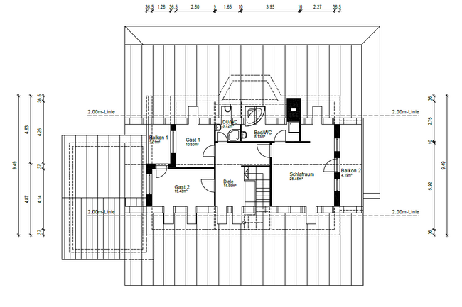 Grundriss Dachgeschoss