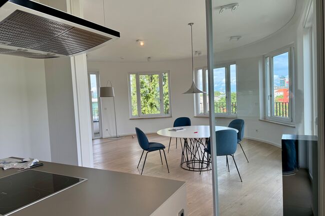 Blick aus der Küche